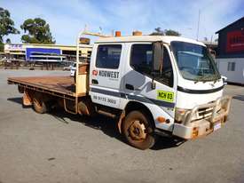 2007 Hino 300C/Cab 4x2 Dual Cab Tray Back Truck (GA0989) - picture1' - Click to enlarge