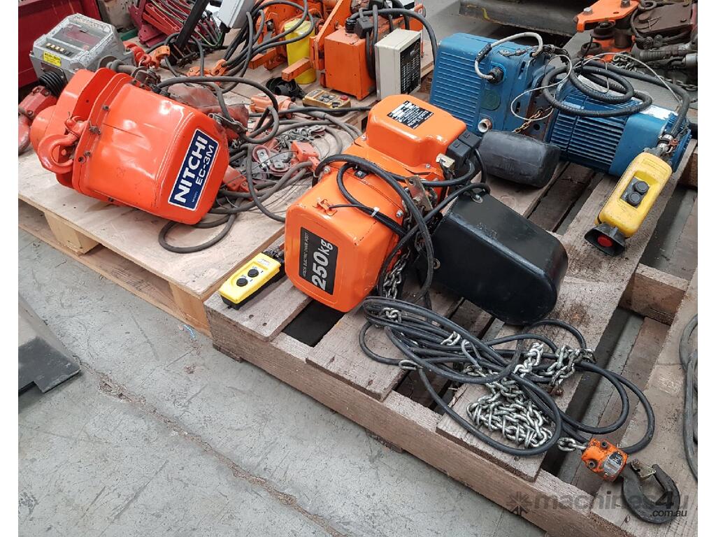 Used aro AIR Hoist 1Ton suit Chemicals Flammables Electric 100 250 500 1000kg 500kg Jib Crane