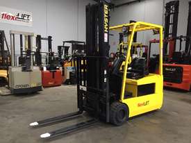 Hyster  FBT18 1.8 Tonne 3 Wheeler Electric Forklift Fully Refurbished & Repainted - picture0' - Click to enlarge