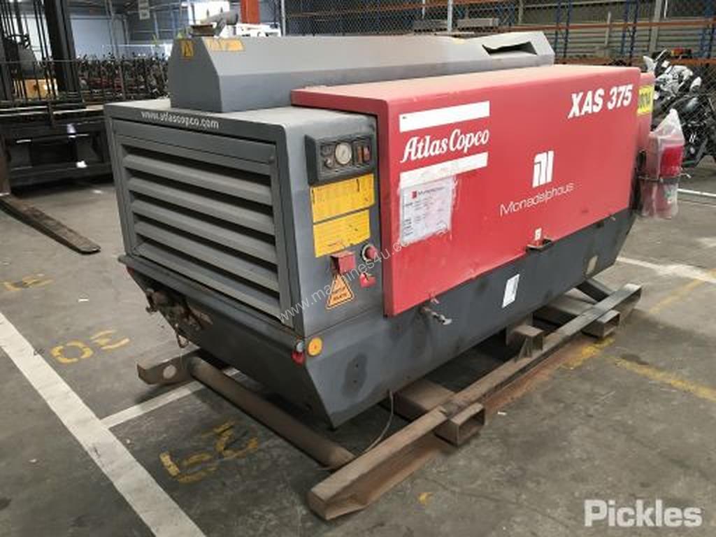 Buy Used 2009 Atlas Copco XAS375DD C2 AS Skid Mounted Compressor Box