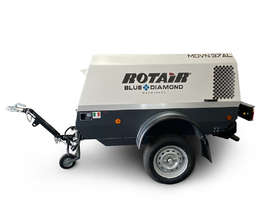Portable Rotair Compressor 46HP 127CFM - ROTAIR MDVN 37AL - ITALY - picture0' - Click to enlarge