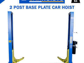 New 4 Ton 2 Post Base Plate Car Hoist - picture0' - Click to enlarge