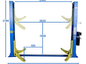New 4 Ton 2 Post Base Plate Car Hoist - picture1' - Click to enlarge