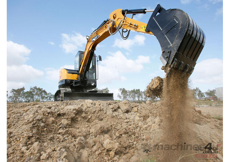 caption 5T SANY Mini Excavator SY50U, Yanmar Engine - SA + NT Buyers Only - In Stock Now!