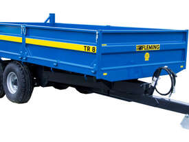 Fleming TR8 Trailer Farm Tipper/Trailer Hay/Forage Equip - picture0' - Click to enlarge