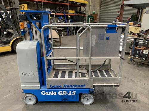 caption Recently Re-Certified Genie GR15 - Hire