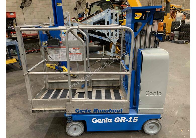 caption Recently Re-Certified Genie GR15 - Hire