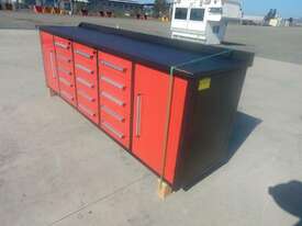 3.0m Work Bench/ Tool Cabinet 15 Drawers - picture0' - Click to enlarge