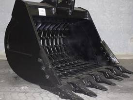 BOSS 20-110 TONNE ARMOURED HD ROCK SIEVE BUCKETS - picture1' - Click to enlarge