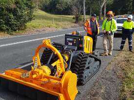 Remote controlled slope mower  - picture0' - Click to enlarge