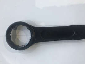 Ring Spanner, Ring end slogging wrench, flogging spanner,  110mm Metric (x445mm long) - picture0' - Click to enlarge