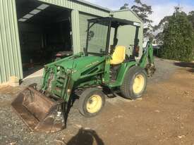 John Deere 4410 backhoe and 4 in 1 bucket - picture0' - Click to enlarge