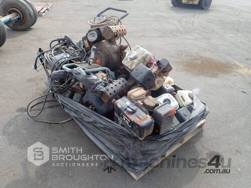 PALLET COMPRISING OF USED SMALL DIESEL & PETROL ENGINES & PRESSURE CLEANERS