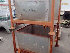 2 X STACKABLE METAL STILLAGES - picture0' - Click to enlarge