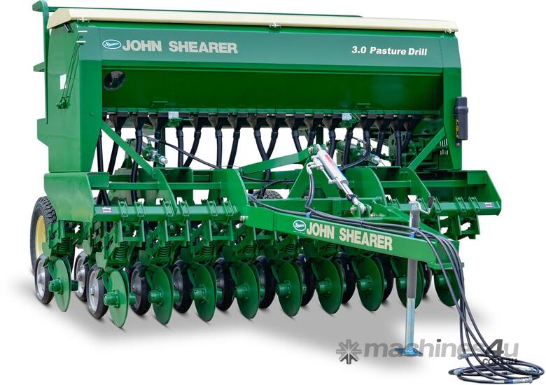 caption John Shearer 3.5m Pasture Drill - Perfect for Small to Medium Sized Farms