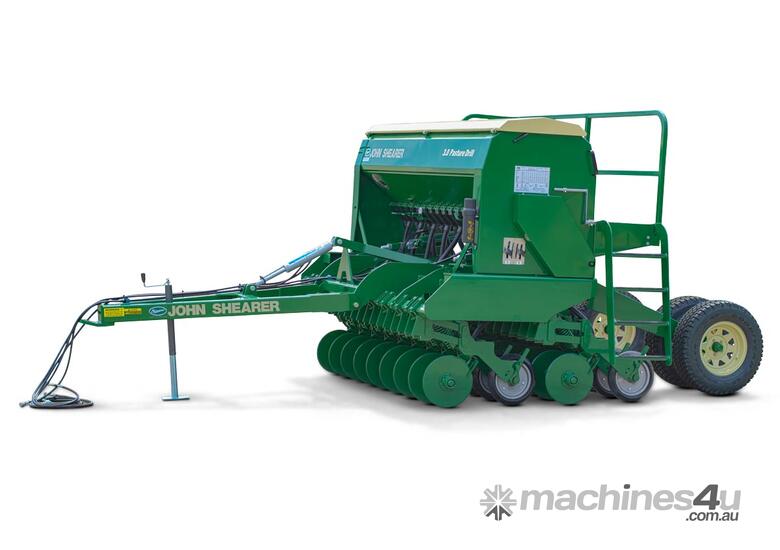 caption John Shearer 3.5m Pasture Drill - Perfect for Small to Medium Sized Farms
