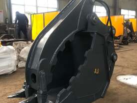 *BRAND NEW* 5 - 7 TONNE | HEAVY DUTY HYDRAULIC GRAB BUCKET INC. HOSES + COUPLERS  - picture2' - Click to enlarge