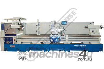 TM-33170HDX Heavy Duty Centre Lathe - BIG BORE 860 x 4310mm Turning Capacity - 158mm Spindle Bore