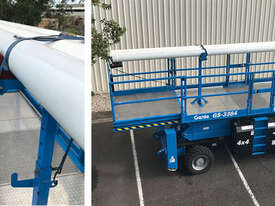 Pipe Racks to suit Rough Terrain Scissor Lift - Hire - picture2' - Click to enlarge