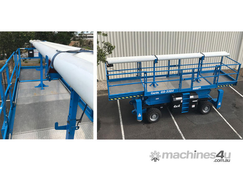Hire 2020 Genie Pipe Racks to suit Rough Terrain Scissor Lift Scissor