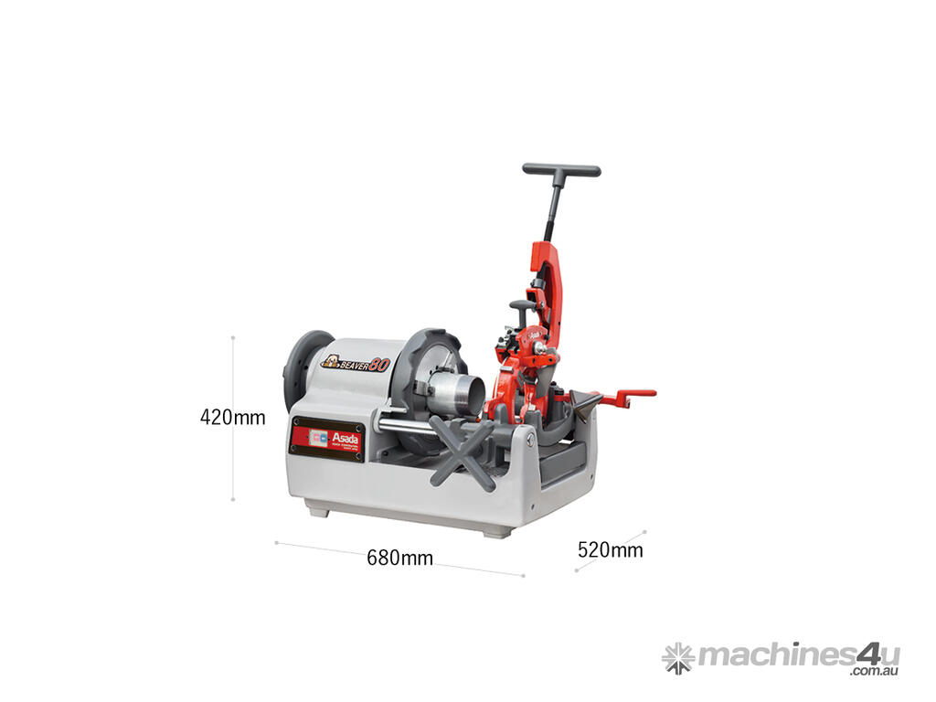 New asada BEAVER 80 Threading Machine Threading Machine in , Listed