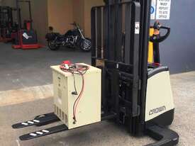 Crown SX3000 Container Mast 3 Stage Walkie Stacker with Side Shift- Refurbished  - picture1' - Click to enlarge