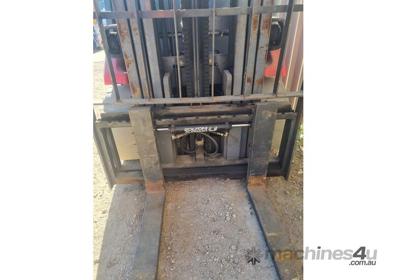 caption NICHIYU 2.5T Electric Forklift with New Batteries low hours