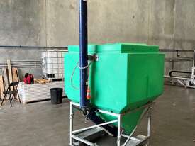 Jacky Grain Hopper / Silo / Bin (1730L) With Electric Auger Unit - picture0' - Click to enlarge