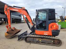 KUBOTA KX057-4 EXCAVATOR WITH 3522 HOURS, 2017, A/C CAB, HITCH, BUCKETS AND RUBBER TRACKS - picture0' - Click to enlarge