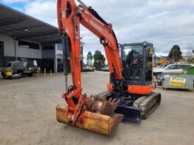 KUBOTA KX057-4 EXCAVATOR WITH 3522 HOURS, 2017, A/C CAB, HITCH, BUCKETS AND RUBBER TRACKS - picture2' - Click to enlarge