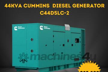 WAS $27,236 44KVA Cummins Diesel Generator C44D5LC-2