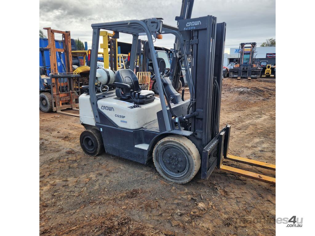 Used 2008 Crown CG25 CG25P3 Counterbalance Forklifts in GRIFFITH, NSW