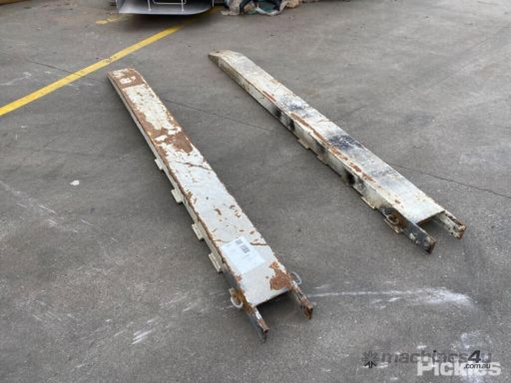 Used Unbranded Forklift Tyne Extensions Length 2200mm Pocket Width