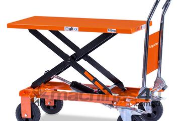 Logistec Scissor Lift Trolley All Terrain 200kg