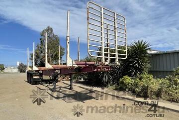 2010 Confab 11.6mtr Triaxle Stepdeck Log Trailer