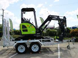 Achilles A28S Mini Excavator Yanmar Engine Trailer Package - picture0' - Click to enlarge