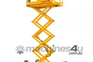 HAULOTTE 12DX 32ft Diesel Scissor Lift For   HAULOTTE 12DX 32ft Diesel Scissor Lift For