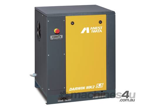 Anest Iwata Darwin 5Kw Basemount Rotary screw Compressor 