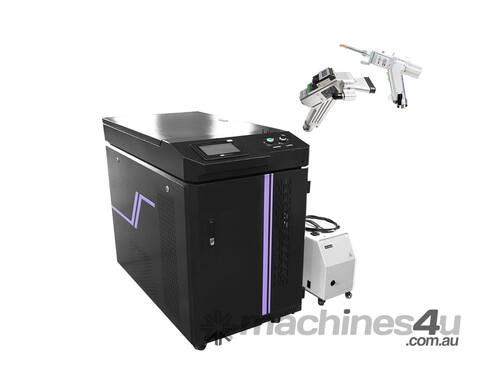 caption ToughCut Hand Held Fiber Pulsed 3 in 1 Combination Laser Cleaning, Laser Welding & Laser Cutting Mac