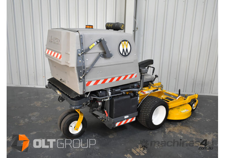 caption Walker MD21D Zero Turn Mower with High Dump 21hp Diesel Engine 48