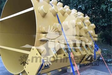 2024 Shell Kit BEDROCK PAD FOOT SHELL BUMPER FIT CAT CS54 CS533E ROLLER RS02