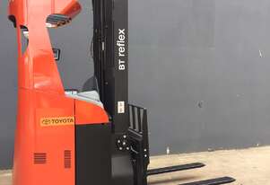 BT TOYOTA RRE160 Reflex Electric Sit On Reach truck- Refurbished & Full Specs