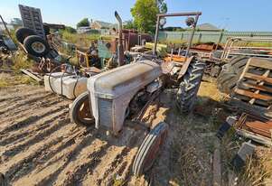 Grey Massey Ferguson Tractor with 3PL