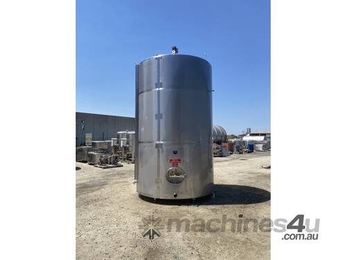 caption Refurbished Jacketed 15,000lt Stainless Steel Tank
