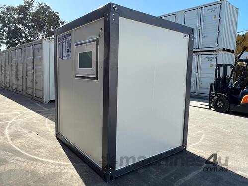 caption Unused Shower & Toilet Block (Square Shower)