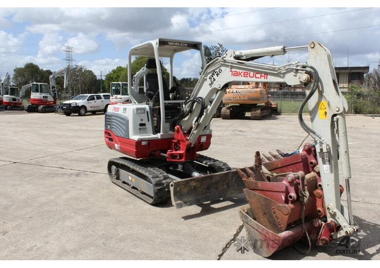 caption Takeuchi TB228 Mini Excavator