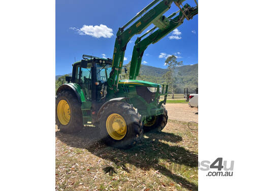 caption John Deere 6155M FWA/4WD Tractor