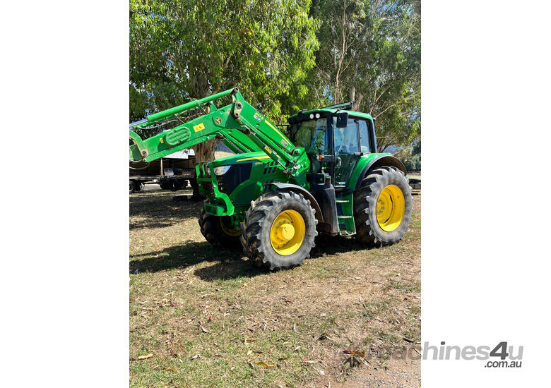 caption John Deere 6155M FWA/4WD Tractor