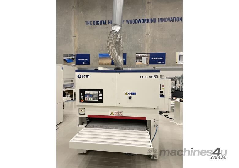 caption SCM Groups DMC SD60 Wide Belt Paint Sanding Machine