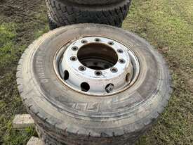 Qty 4 x Truck Tyres - picture1' - Click to enlarge